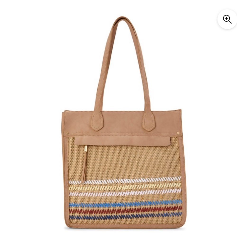 Abbie & Emmie Catalina Woven Raaffia Straw Tote
